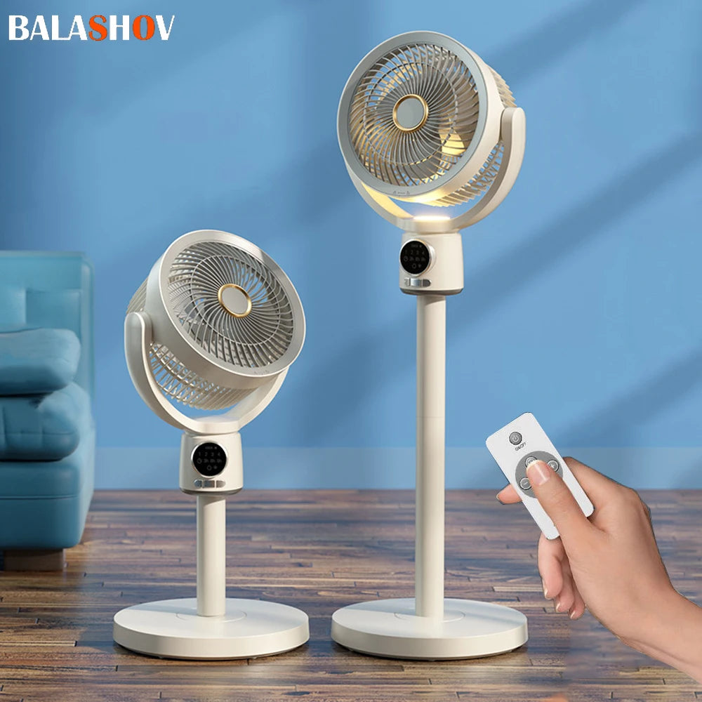 Electric Floor Stand Circulating Cooling Fan Remote Air Blower USB Plug Household Timing Shake Head Turbo Convection Cooler