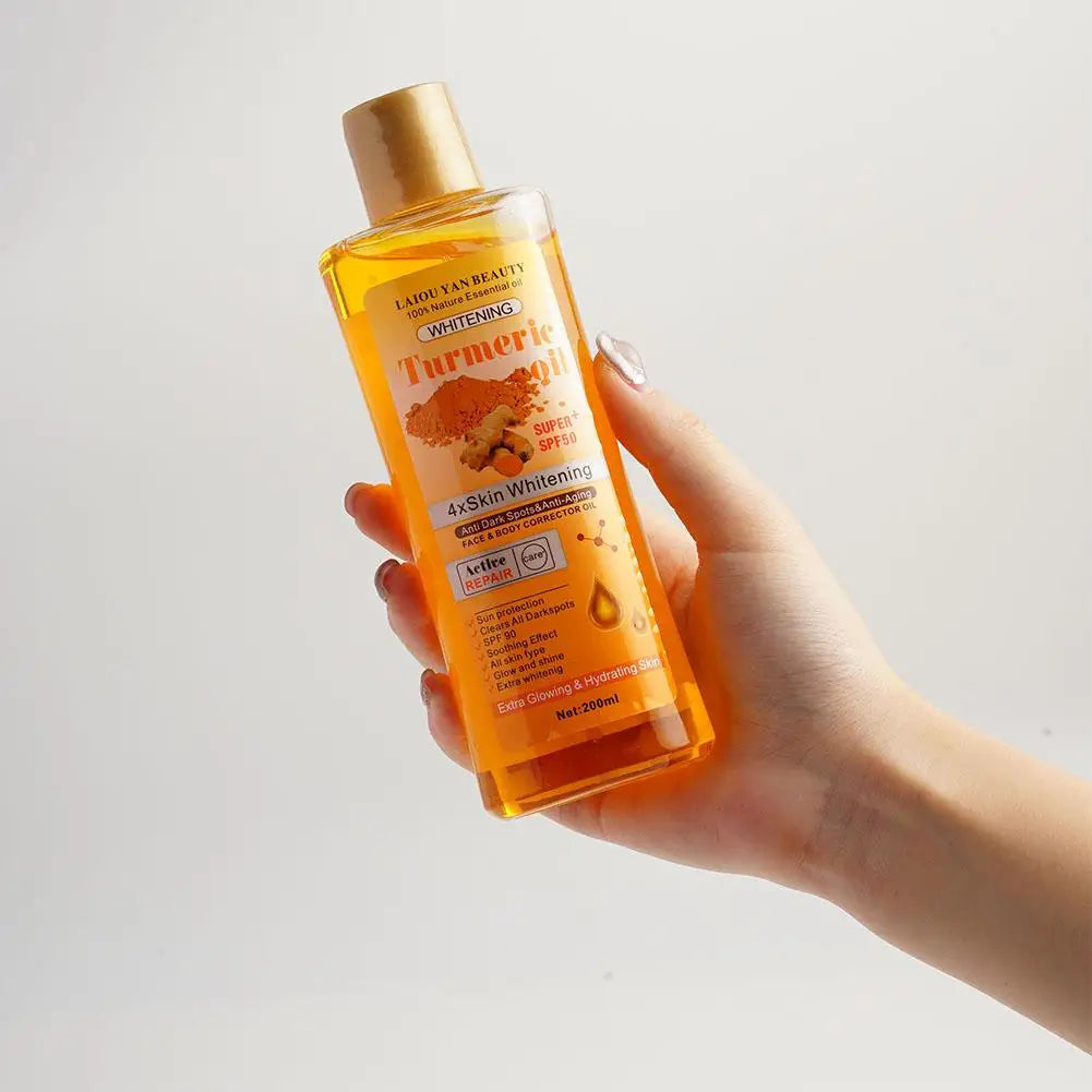 Turmeric Essential Oil Ginger Deep Hydration Nourishing Smoothing Face Serum Oil  Skin Care