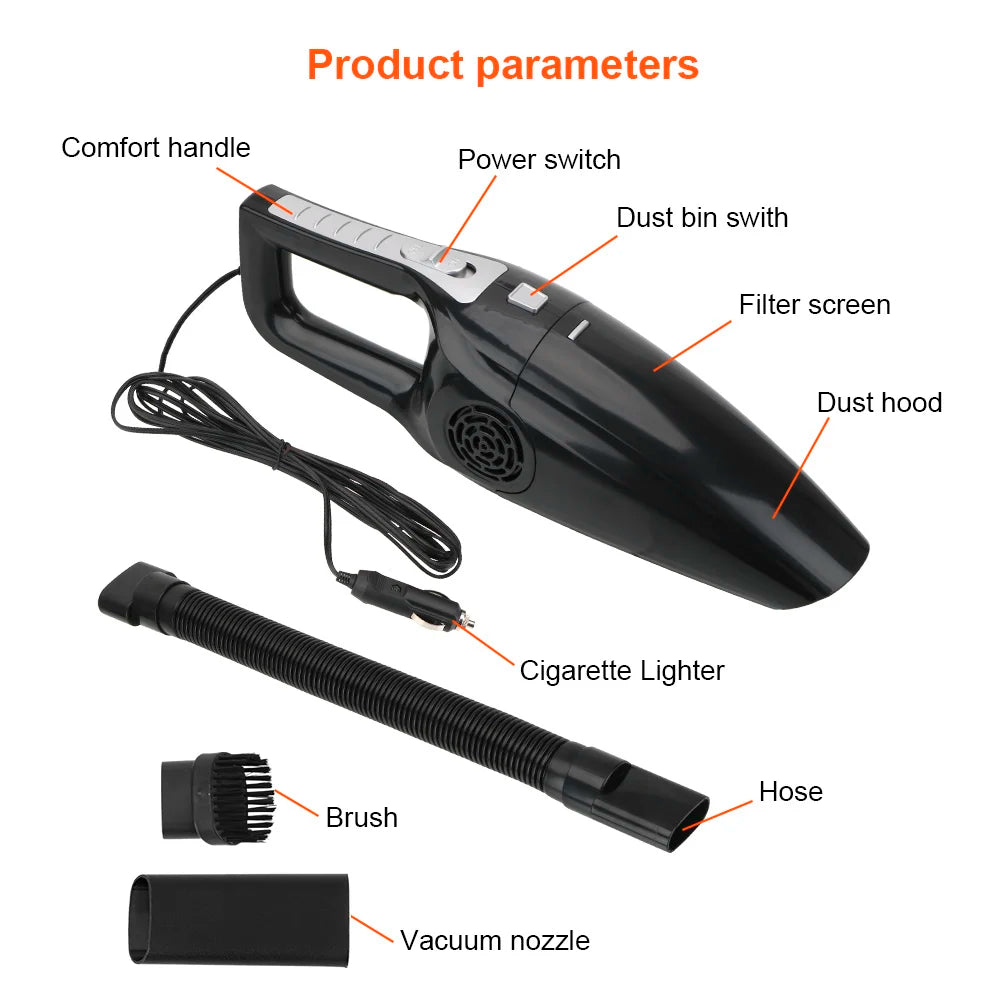 Car Vacuum Cleaner Powerful Handheld Mini Vaccum Cleaners Wet And Dry Vacuum Cleaner High Suction