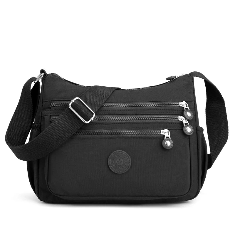 Shoulder Bag Waterproof Crossbody Nylon Bag for Women Messenger Bags Ladies Handbag
