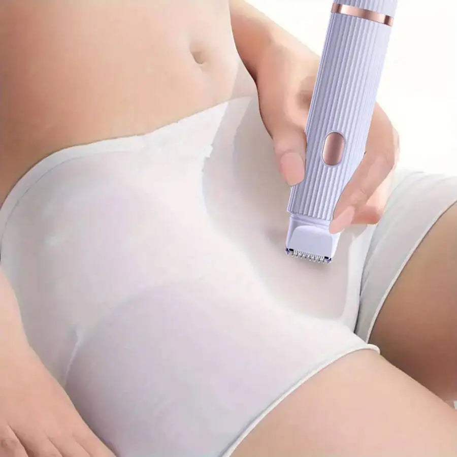 women's electric shaver - suitable for eyebrows, face, legs, and armpits, portable wet and dry Two in One hair remover