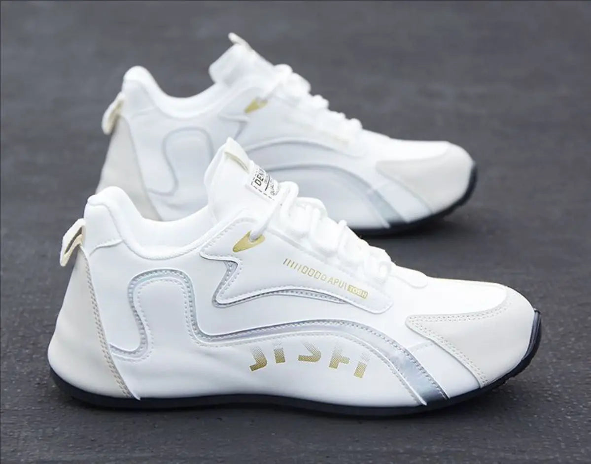 Men's waterproof and anti slip leather surface Shoes, high-end travel shoes with trendy and versatile, autumn men's sports