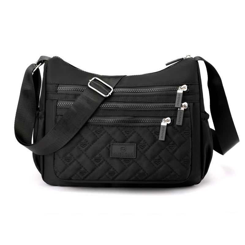 Shoulder Bag Waterproof Crossbody Nylon Bag for Women Messenger Bags Ladies Handbag
