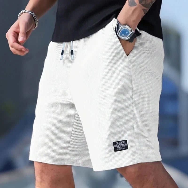 Men's Shorts, Casual Beach Shorts New Fashion Textured Fabric Breathable  Suitable for Both Daily Wear and Sports