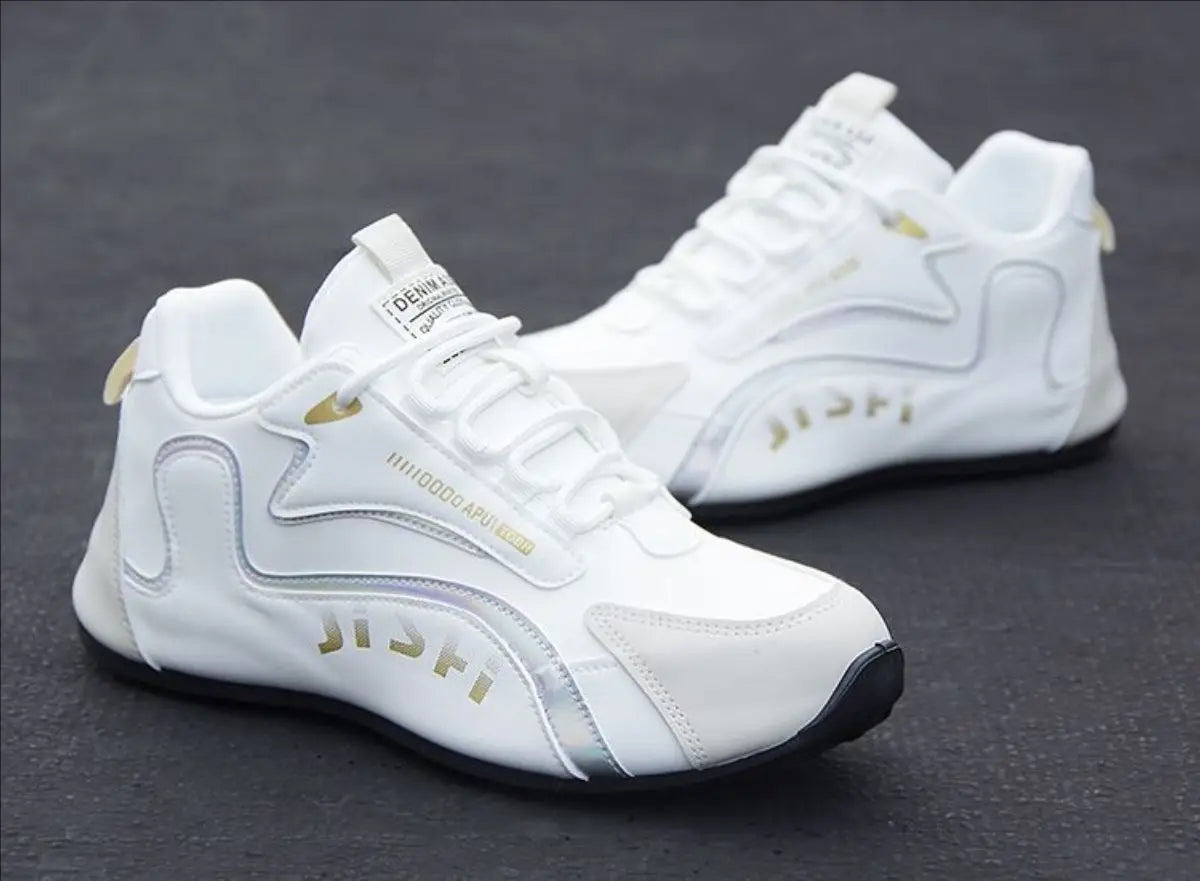 Men's waterproof and anti slip leather surface Shoes, high-end travel shoes with trendy and versatile, autumn men's sports