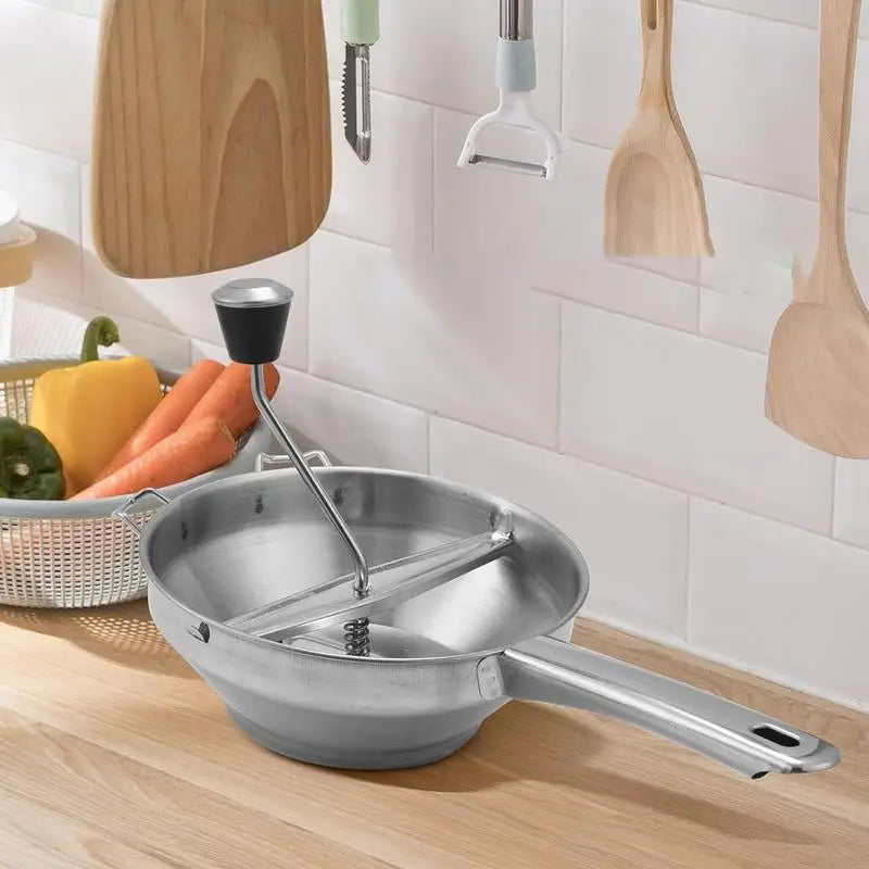 Food Mill For Tomato Sauce Tomato Press Potato Ricer With Handle Mash Potatoe Masher