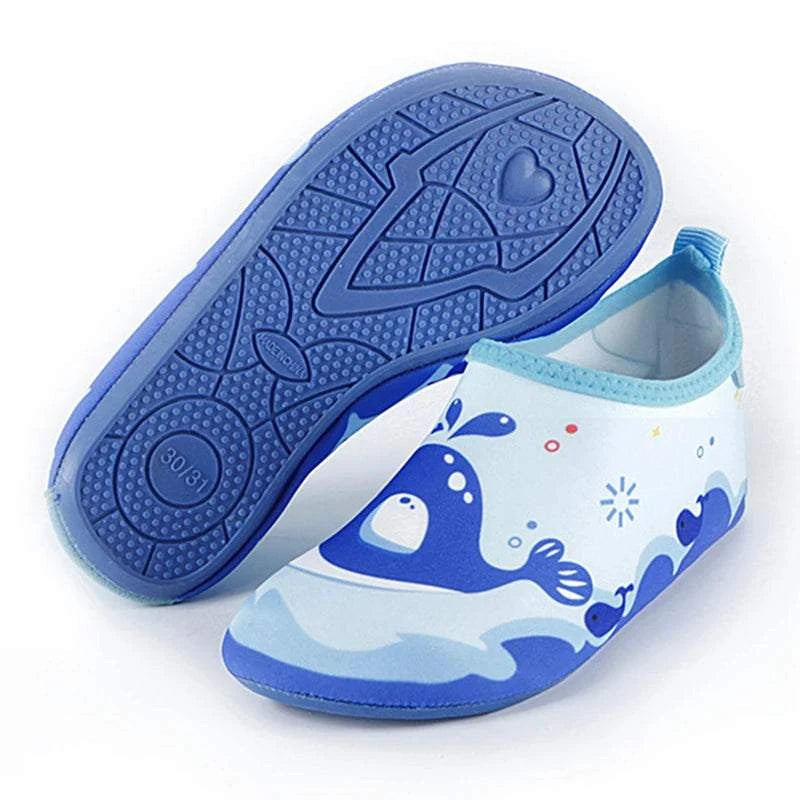 Kids Soft Foldable Water Shoes Boys Girls Quick-Dry for Beach Summer Outdoor Wading Swimming Surf Sea Slippers
