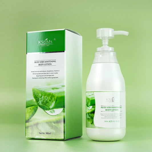 Korean Black Skin Organic Body Whitening Lotion 300g Moisturizing Brightening Aloe Vera Lemon Lavender Rose Scented for Unisex