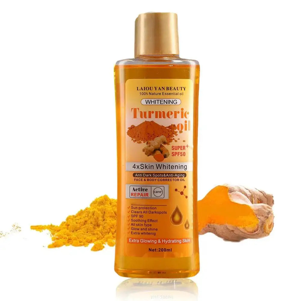 Turmeric Dark Spot Remover Serum Oil Firming Lifting, Clear Skin Tone, Moisturizing, Pore Shrink,Skin Care Serum