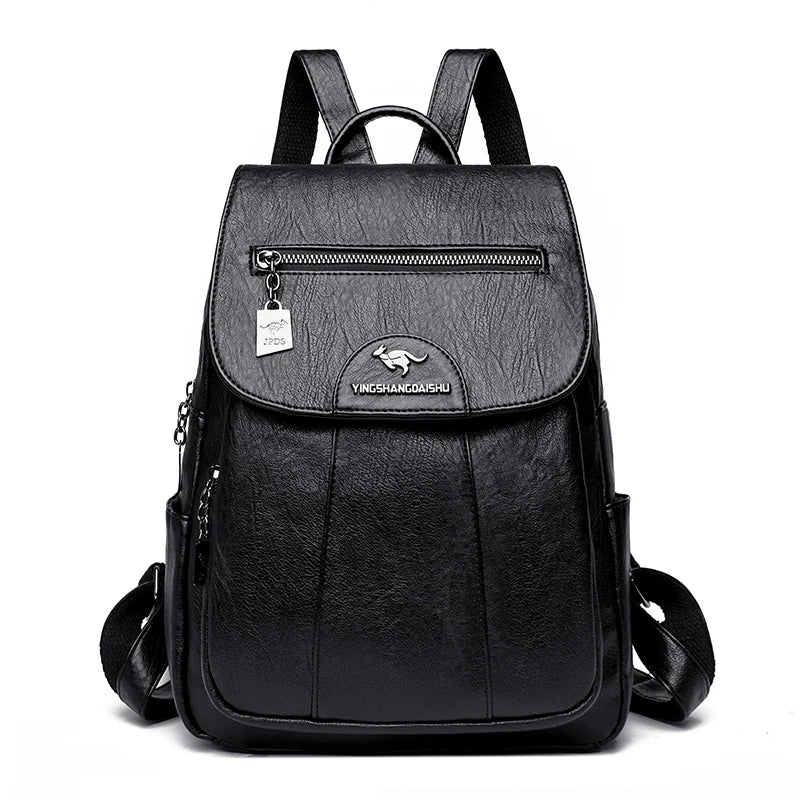 Women Leather Backpacks High Quality Vintage School & Travel Bag for Ladies & girls