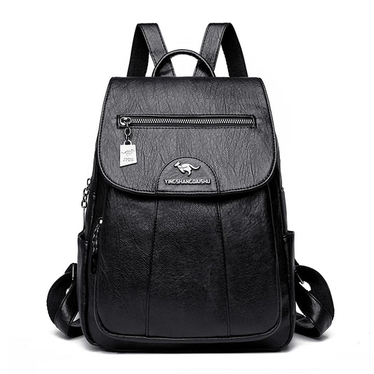 Women Leather Backpacks High Quality Vintage School & Travel Bag for Ladies & girls