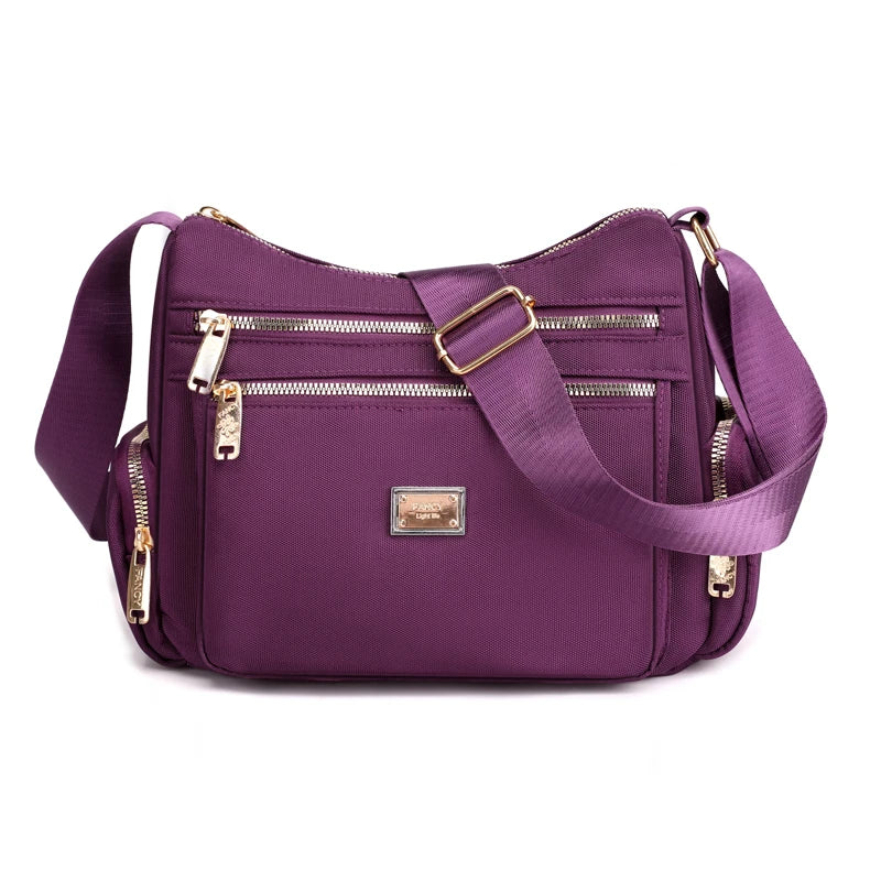 Shoulder Bag Waterproof Crossbody Nylon Bag for Women Messenger Bags Ladies Handbag