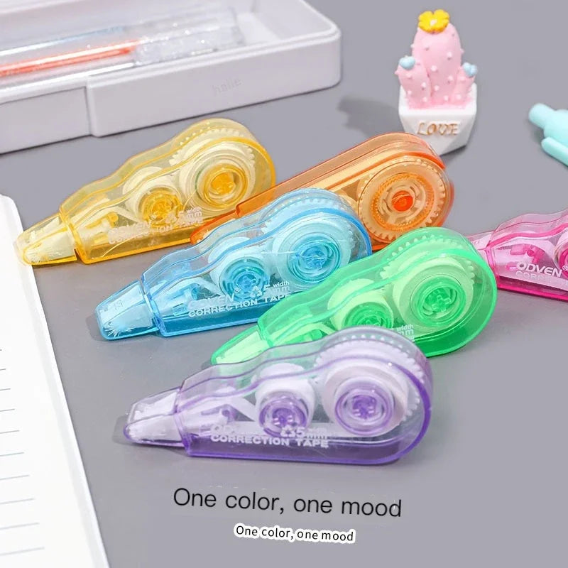 6Pcs/pack Correction Tapes Stationery Cute Girl Portable Mini Tape Set School Office Supply