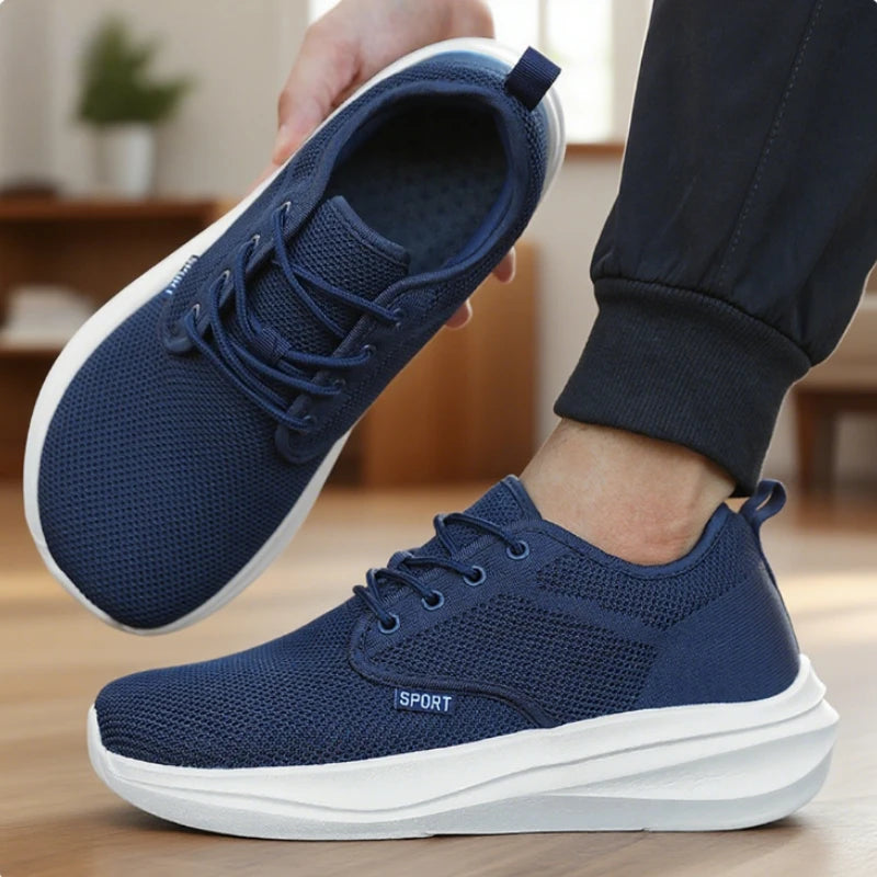 Men's Casual Wide Barefoot Shoe Unisex Non-Slip Fashionable Breathable Sneakers
