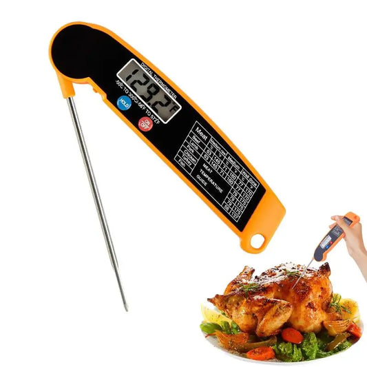 Meat Thermometers For Digital Cooking Waterproof Kitchen Instant Read Food Thermometers With Backlight