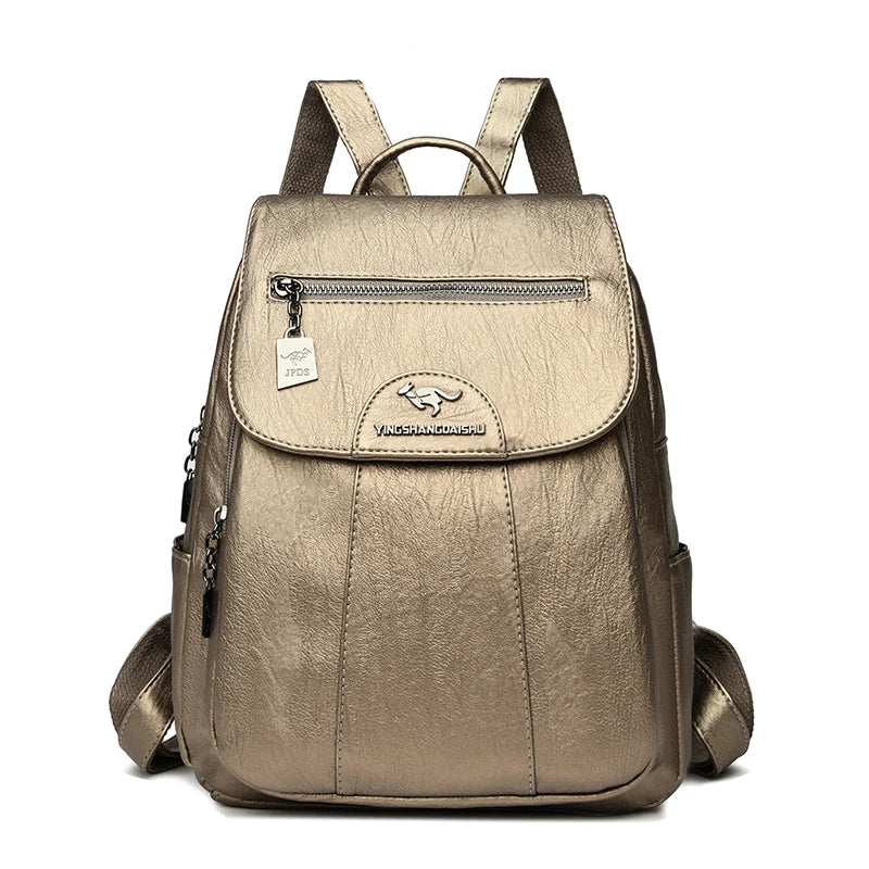 Women Leather Backpacks High Quality Vintage School & Travel Bag for Ladies & girls