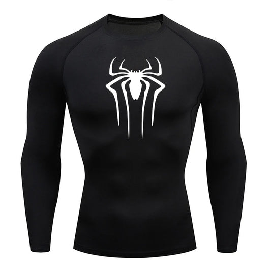 Sports Second Skin Running T-shirt Men Fitness Long Sleeves Compression Shirt Workout Clothing