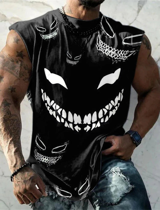 Men Loose Summer Fitness Sleeveless Oversized Short Sleeve T Shirt 2Xs-6Xl