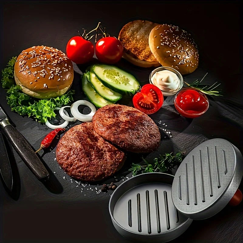 Burger Press BBQ Cooking Utensils Kitchen Manual Meat Press