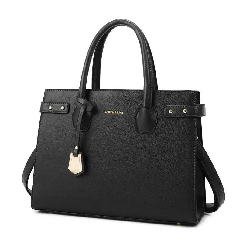 Women's Genuine Leather Handbag 2025 Casual Shoulder Top-Handle Crossbody Bag Female Tote Sac Сумка Unisex PU Satchel