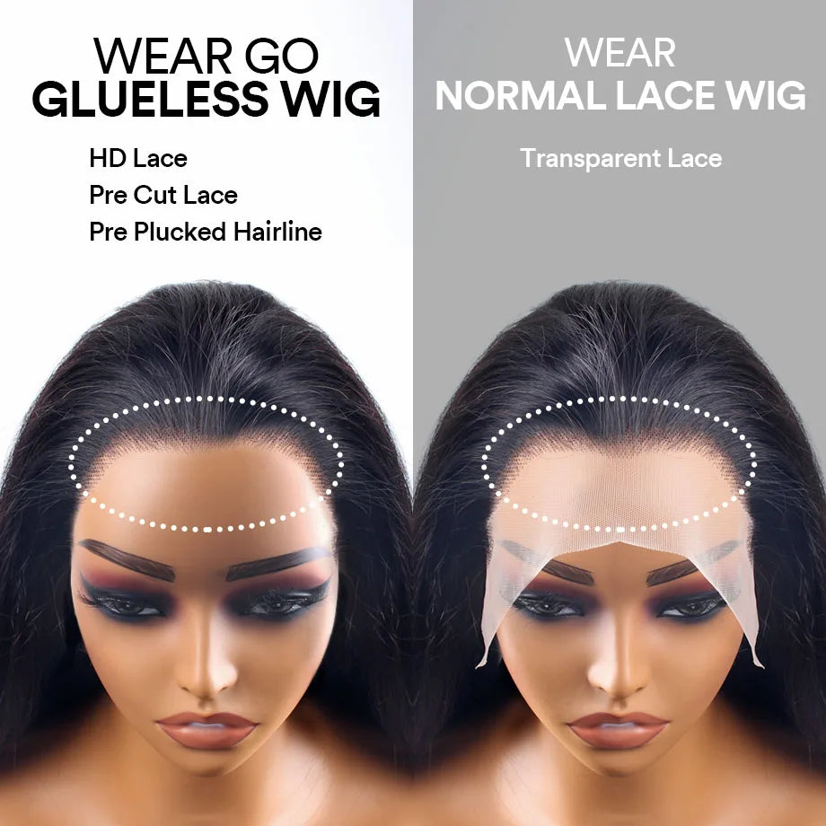 Glueless Wig Human Hair Ready To wear Pre Cut Pre Plucked  Hd Transparent Body Wave Lace Closure Brazilian Wigs