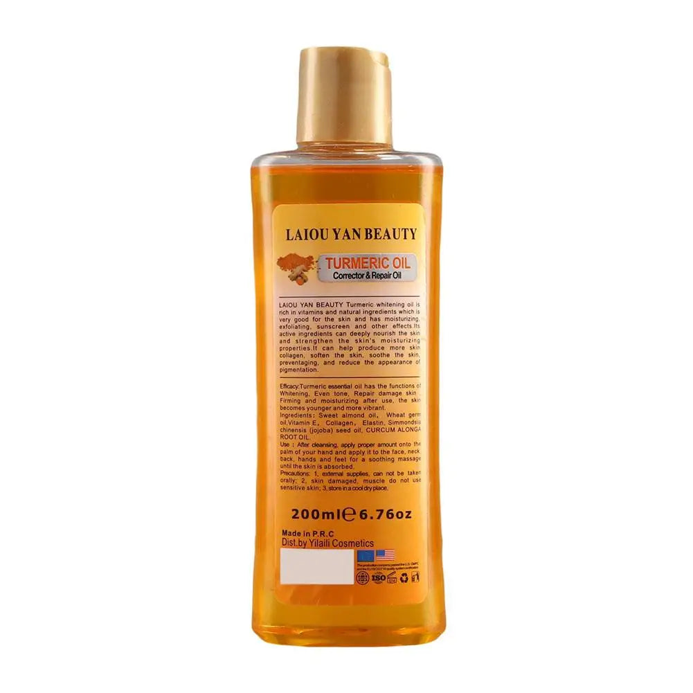Turmeric Essential Oil Ginger Deep Hydration Nourishing Smoothing Face Serum Oil  Skin Care