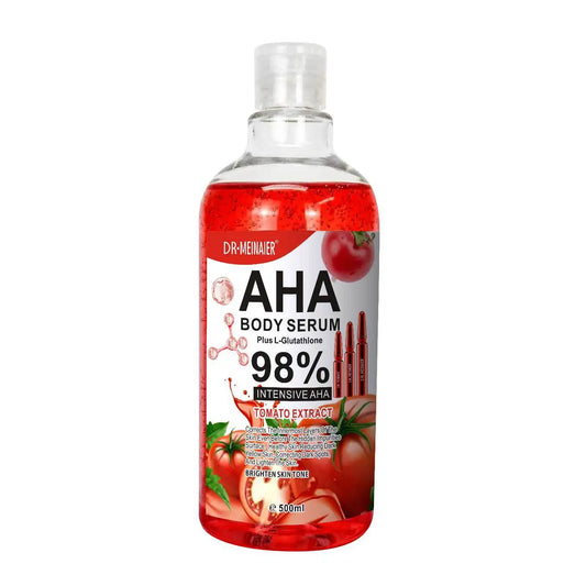 500ml Tomato Whitening Face Essence Body Lotion for Women Moisturizing Skin Repair AHA Skincare Essence Water Shrinking Pores Hydrating