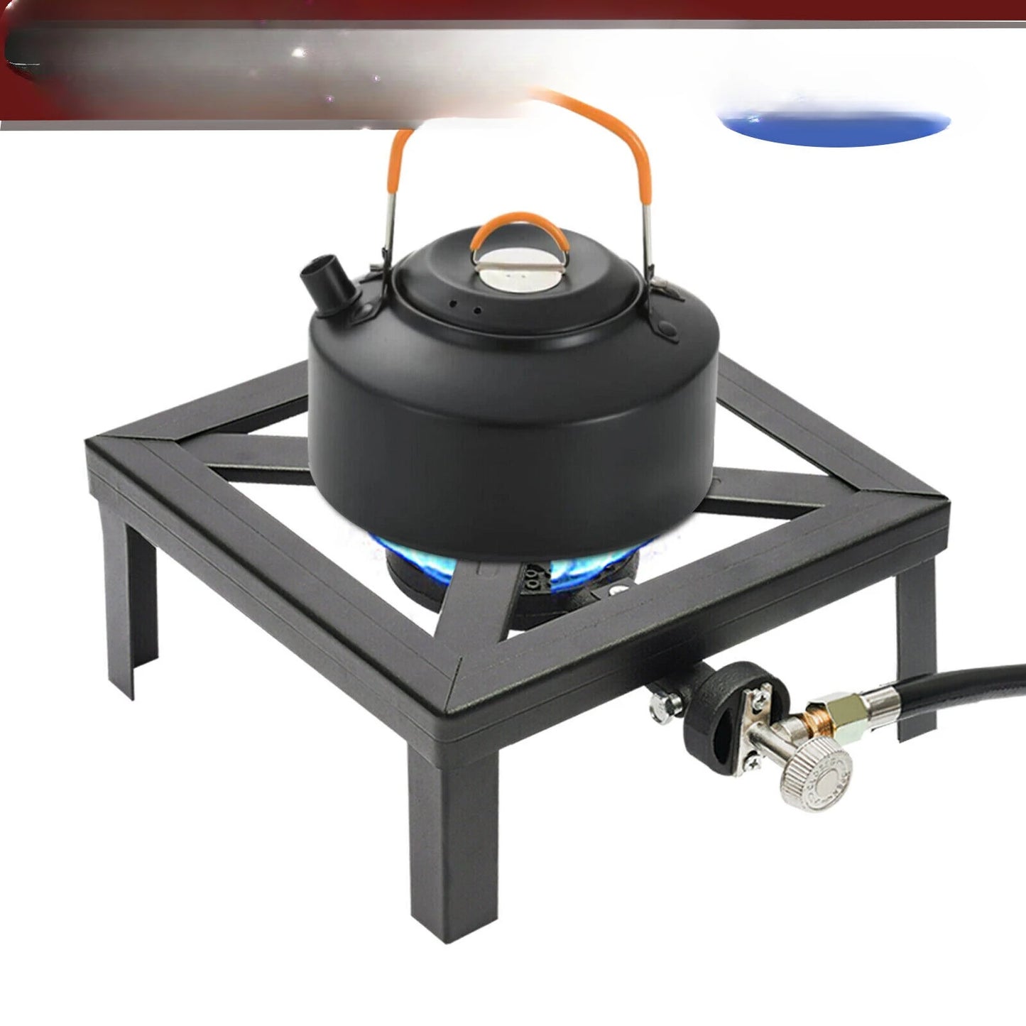 US Propane Cooker Burner Stove Gas Outdoor Cooking Camping BBQ Grill w/ Hose