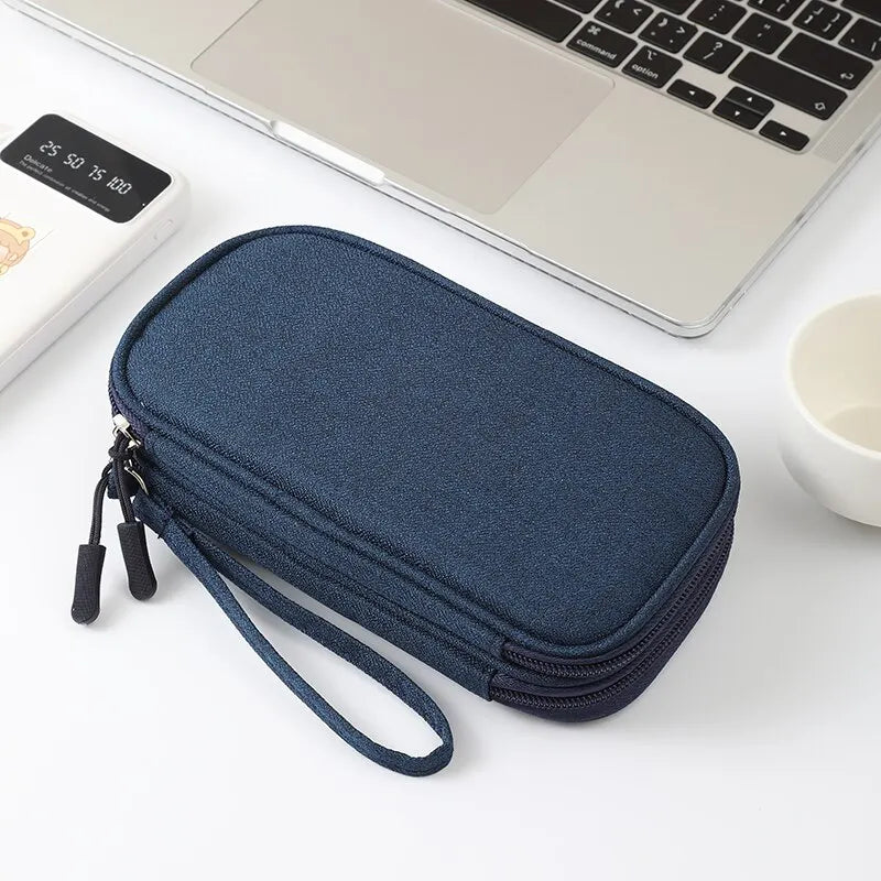 Travel Portable Digital Product Storage USB Data Cable Organizer Box Bag