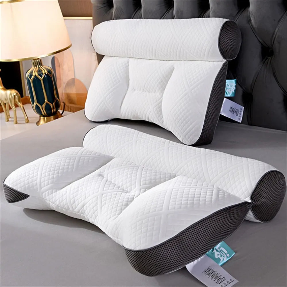 Super Ergonomic Pillow 40*60cm Memory Cotton Orthopedic Pillow Slow Rebound Sleeping Pillows Ergonomic Relax Cervical For Adult