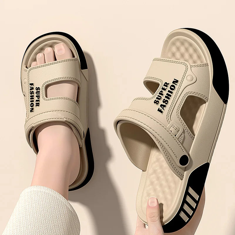 Men Slippers Summer Sandals Indoor Outdoor Walking Beach Shoes Flip Flops Home Shoes