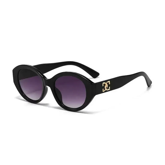 Unisex Luxury Brand Fashion Sunglasses Gradient UV400 Protection Small round Designer Eyewear for Men And Women