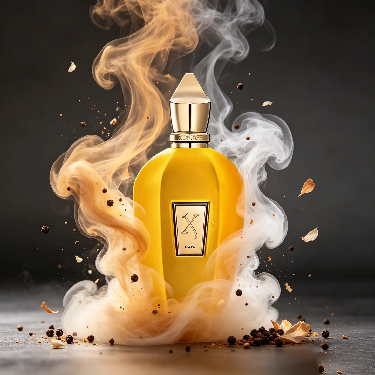 Xerjoff Erba Gold Unisex Eau De Parfum 100ml Yellow Frosted Bottle Woody Fruity Long Lasting Perfume for Men & Women