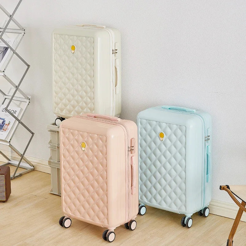 Luggage set, travel suitcase Women trolley case, cabin luggage, carry on