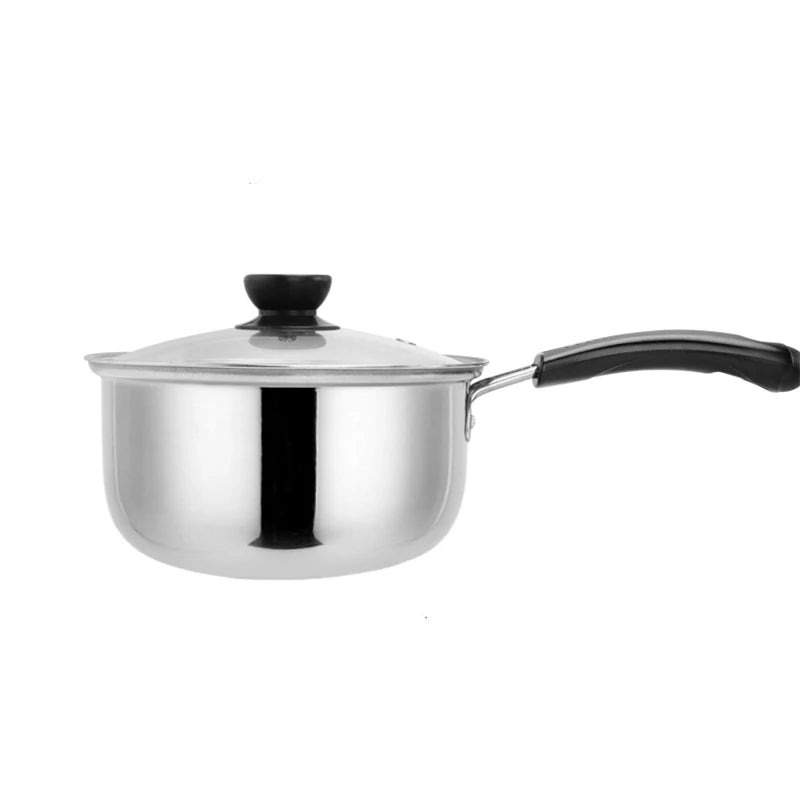 Saucepan With Covers Non Stick Frying Pan Lids Stainless Steel Milk Soup Pot