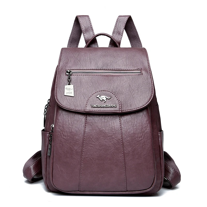 Women Leather Backpacks High Quality Vintage School & Travel Bag for Ladies & girls