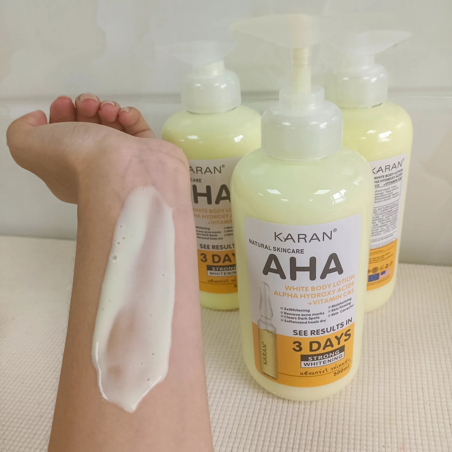Whitening Body Cream Vitamin C&E Moisturizing Lightening Body Lotion Acne Marks Skin Care