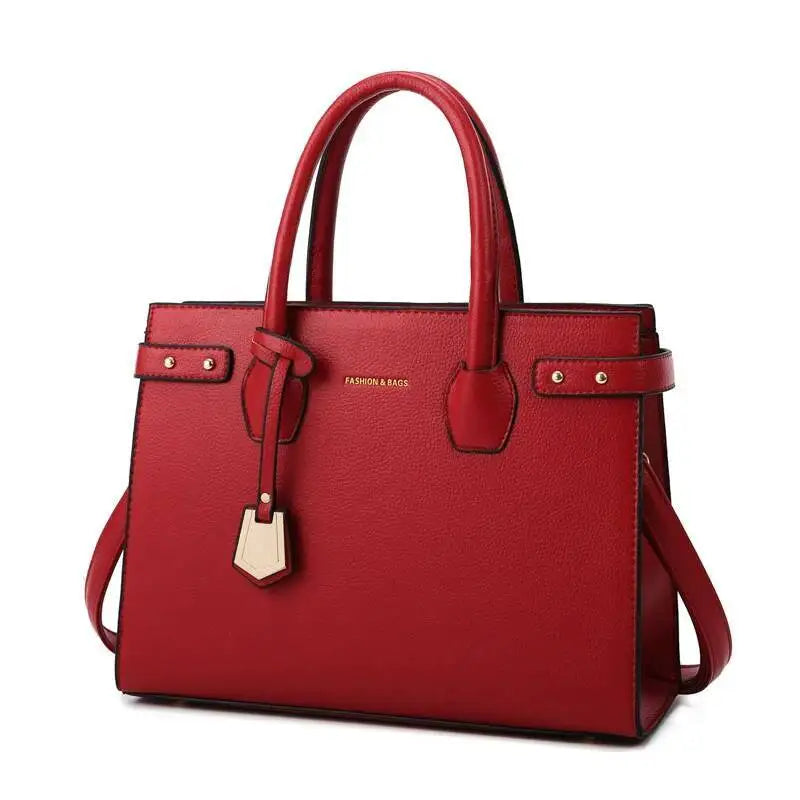 Women's Genuine Leather Handbag 2025 Casual Shoulder Top-Handle Crossbody Bag Female Tote Sac Сумка Unisex PU Satchel