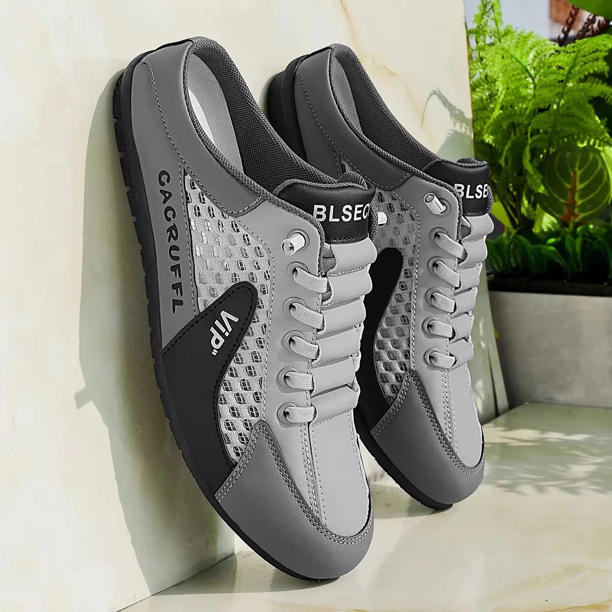 Men's Casual Slip-Ons - Durable, Comfortable, Breathable & Stylish Half-Slippers