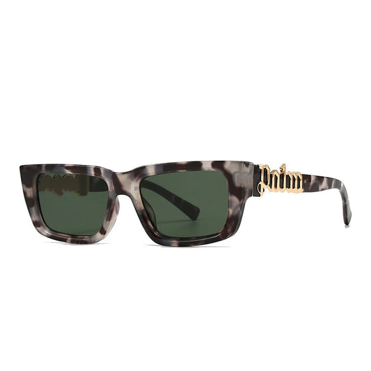 Luxury Designer Square Sunglasses For Women Fashion Eyewear UV400 Trendy Punk Sun Glasses Ladies Gradient Shades Outdoor