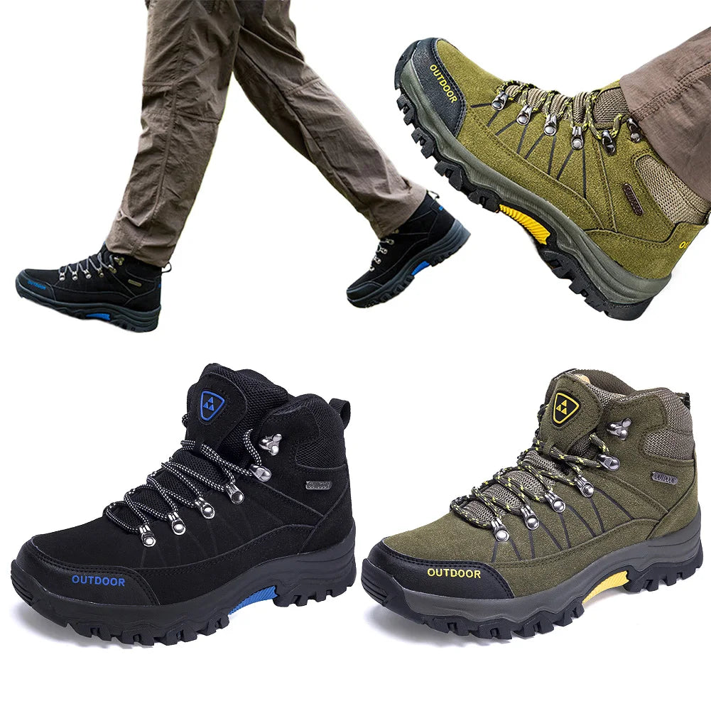 Men Outdoor Waterproof Autumn Winter Ankle Boot High Ankle Sneakers