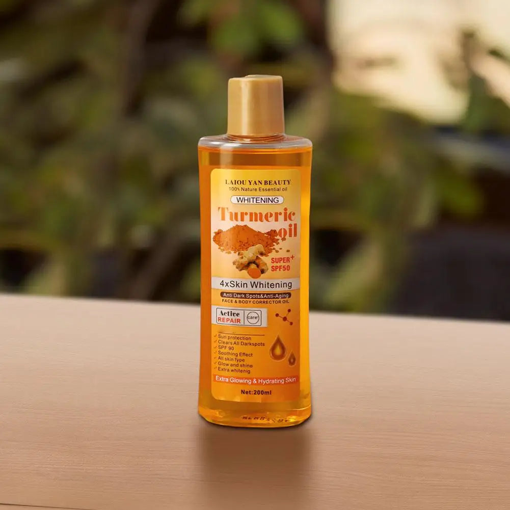 Turmeric Essential Oil Ginger Deep Hydration Nourishing Smoothing Face Serum Oil  Skin Care