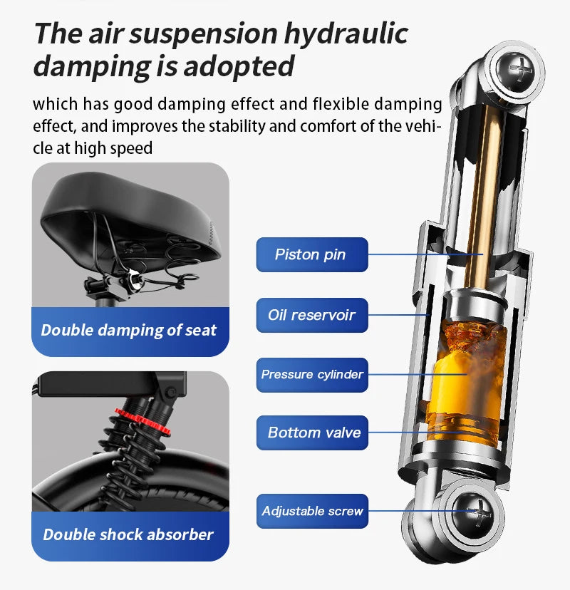 Electric Bike 400W High-Speed Motor Collapsible Electric Bicycle Lithium Battery E bike