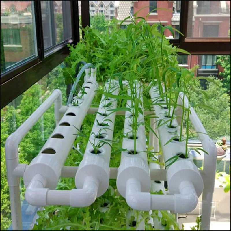 DIY Home Garden Balcony Vegetable Planter Fittings Agriculture Greenhouse Indoor  Hydroponic Grow System