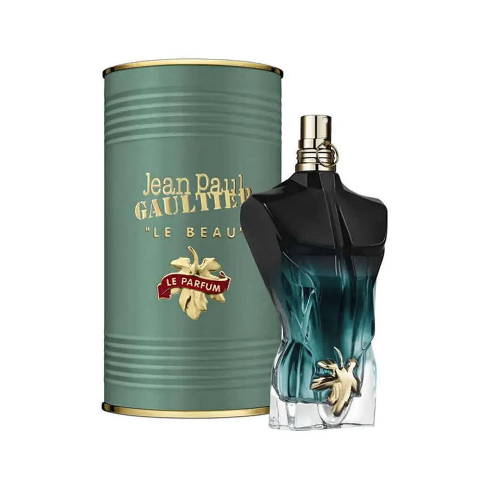 Jean Paul Gaultier Le Beau Le Parfum Intense Designer Perfume Long Lasting Infused with Coconut Wood, Tonka Bean & Sandalwood for Men