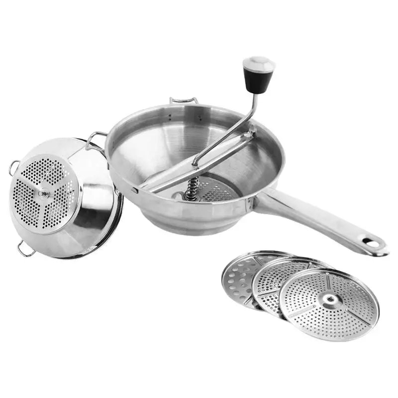 Food Mill For Tomato Sauce Tomato Press Potato Ricer With Handle Mash Potatoe Masher