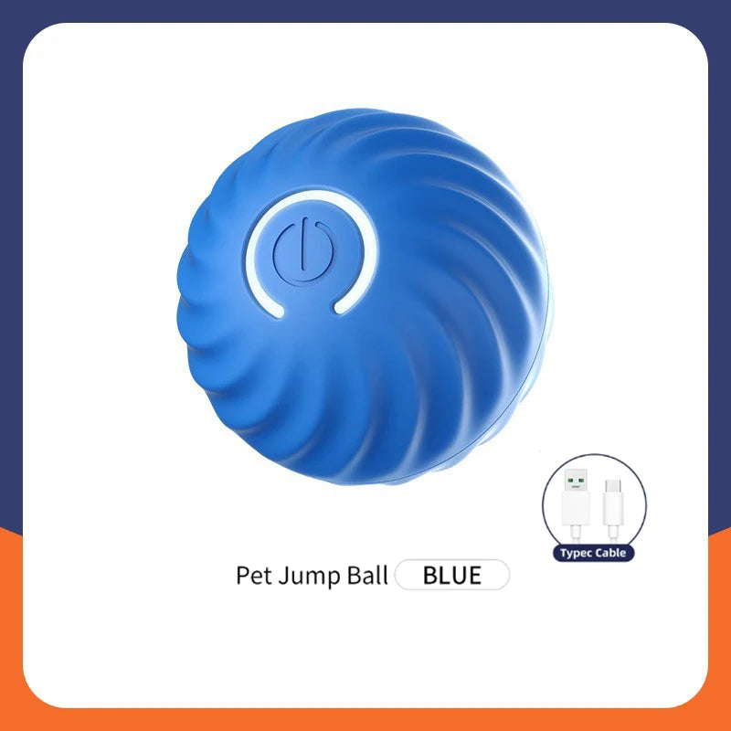 Smart Dog Toy Ball Electronic Interactive Pet Toy Ball USB Automatic Moving Bouncing for Puppy Birthday Gift Cat Products