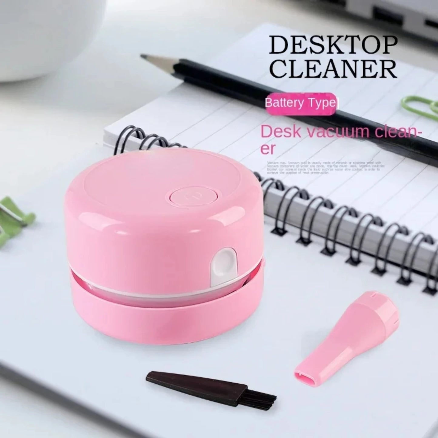 Silent Mini Desktop Vacuum Efficient Cleaning Expert for Office and Study Desk - Ideal Gift for Stu