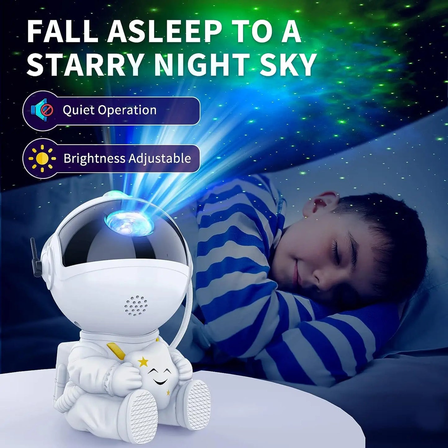 Star Projector Galaxy Night Light Astronaut Space Projector LED Lamp for Bedroom Home Decorative kids gift