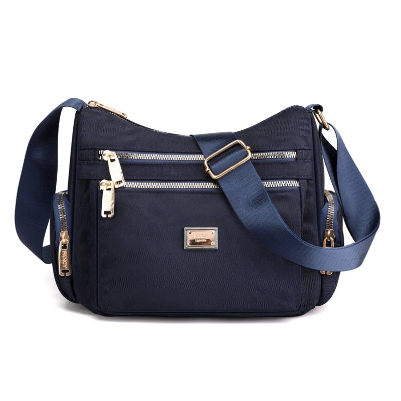 Shoulder Bag Waterproof Crossbody Nylon Bag for Women Messenger Bags Ladies Handbag